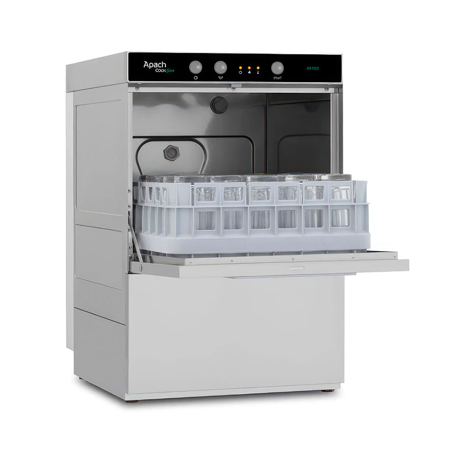 Стаканомоечная-машина-Apach-AF400